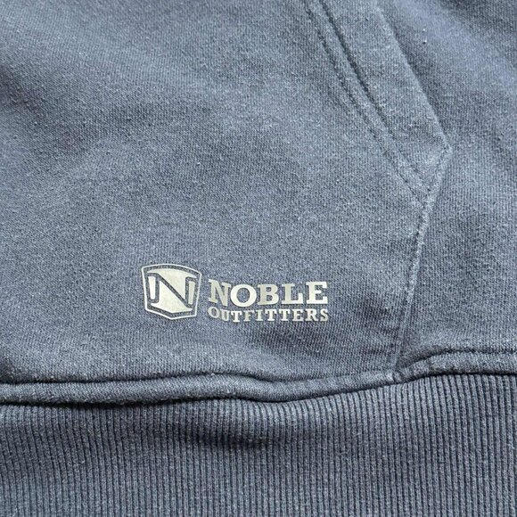 NOBLE OUTFITTERS Men's Blue Quarter Zip Sweater Pullover Size Large - Picture 6 of 10